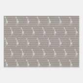 Cola Safari Chevron met Pop Art Giraffe Inpakpapier Vel (Voorkant 3)