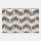 Cola Safari Chevron met Pop Art Giraffe Inpakpapier Vel (Voorkant)