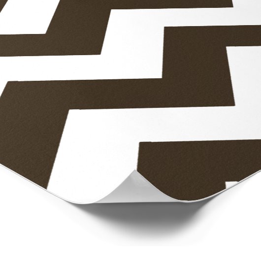 Cola Safari Chevron met Pop Art Giraffe Poster (Hoek)