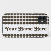 Cola Safari Dot met naam Case-Mate iPhone Case (Achterkant (horizontaal))
