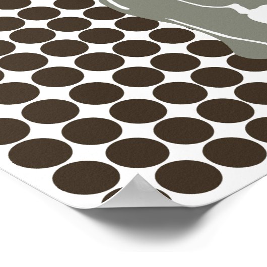 Cola Safari Dot met Pop Art Elephant Poster (Hoek)