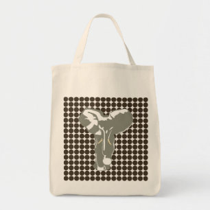 Cola Safari Dot met Pop Art Elephant Tote Bag