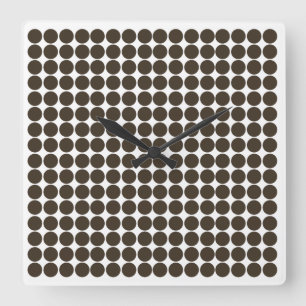 Cola Safari Dot Vierkante Klok