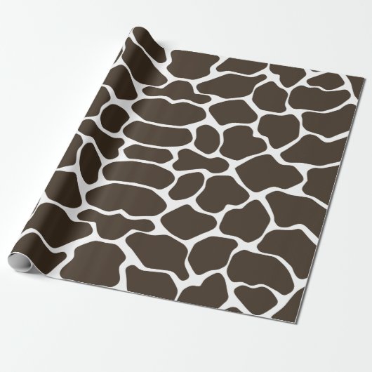 Cola Safari Giraffe Cadeaupapier (Uitgerold)