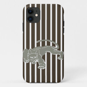 Cola Safari Stripe met Leopard Case-Mate iPhone Case