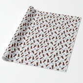 cola wrapping paper cadeaupapier (Uitgerold)
