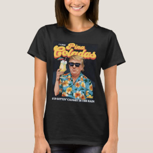 Coladas Donald Trump Zomervakantie Hawaï Beach T-shirt
