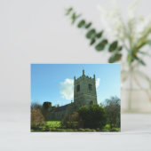 Colan Church bij Newquay Cornwall Engeland Briefkaart (Staand voorkant)