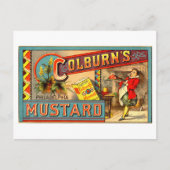  Colburn's Philadelphia Mustard Briefkaart (Voorkant)