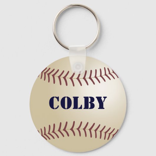 Colby Baseball Keychain by 369MyName (Voorkant)