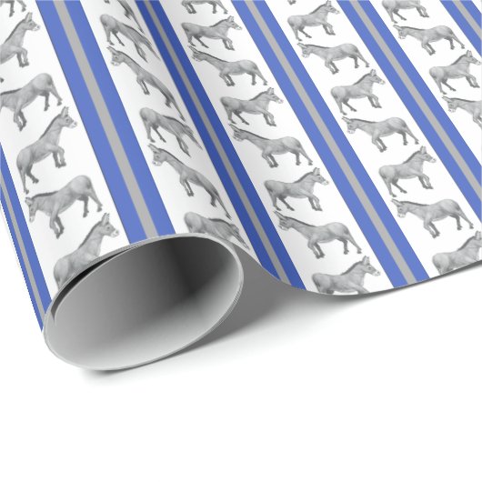 Colby College Mules Inpakpapier (Rol Hoek)