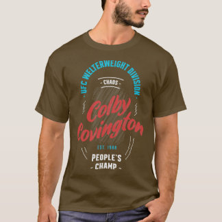 Colby Covington Blue Red  Typografie 1 T-shirt
