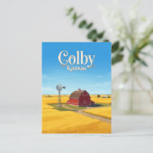 Colby Kansas Briefkaart (Staand voorkant)