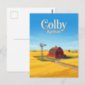 Colby Kansas Briefkaart (Voorkant / Achterkant)