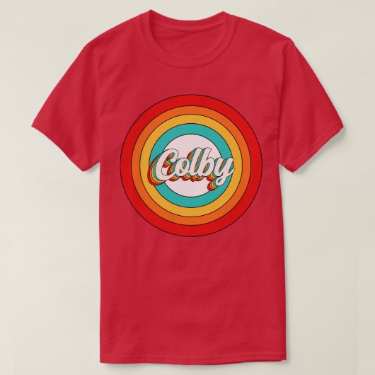 Colby Naam Shirt Colby Circle (Design voorkant)
