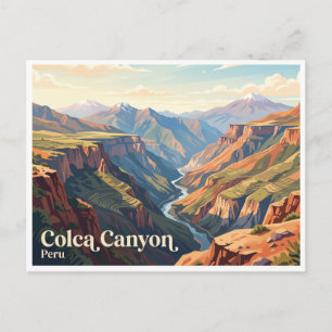 Colca Canyon Chivay Peru Briefkaart