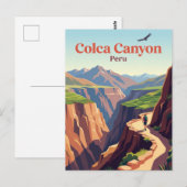 Colca Canyon Peru Briefkaart (Voorkant / Achterkant)
