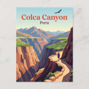 Colca Canyon Peru Briefkaart