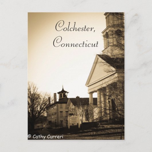 Colchester, Briefkaart Connecticut (Voorkant)