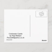 Colchester Castle Briefkaart (Achterkant)