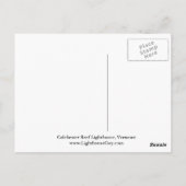 Colchester Reef Lighthouse, Vermont Briefkaart (Achterkant)