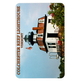 Colchester Reef Lighthouse, Vermont Flexi Magnet Magneet