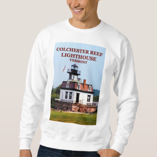 Colchester Reef Lighthouse, Vermont Sweatshirt (Voorkant)