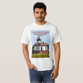 Colchester Reef Lighthouse, Vermont T-Shirt (Voorkant volledig)