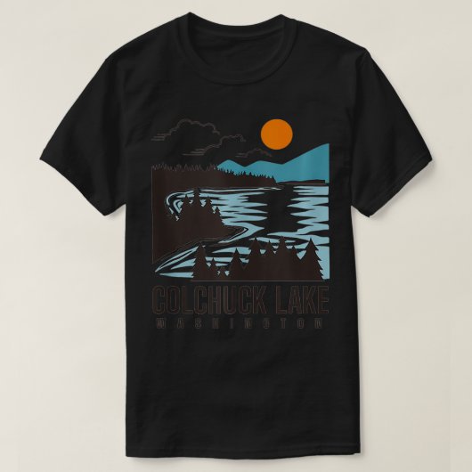 Colchuck Lake Washington T-shirt (Design voorkant)