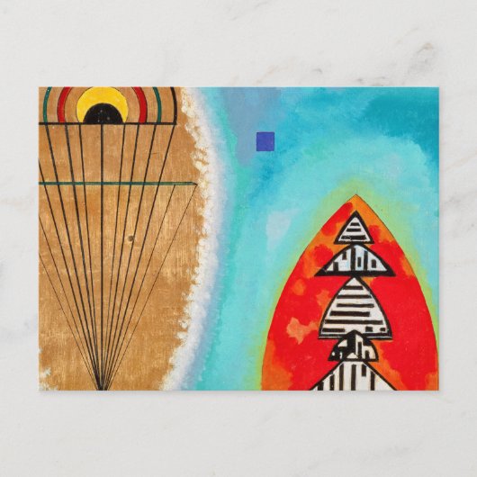 Cold, 1929 by Wassily Kandinsky Briefkaart (Voorkant)