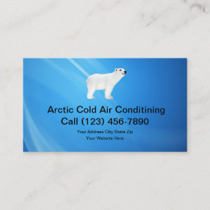 Cold Air Conditioning Service Visitekaartje