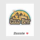 Cold Bay, Alaska Sticker (Vel)