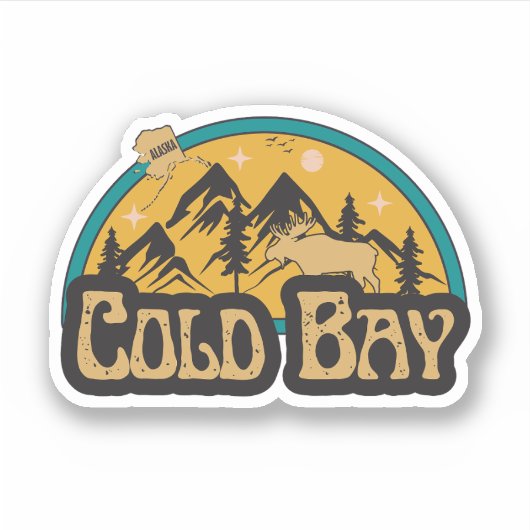 Cold Bay, Alaska Sticker (Voorkant)