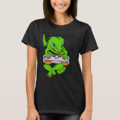 cold blooded gamer gecko lizard reptile t-shirt (Voorkant)