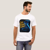 Cold Blooded Instinct Cobra Snake Graphic T-shirt (Voorkant volledig)