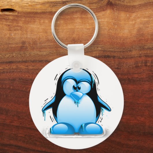 Cold Blue Tux Sleutelhanger (Voorkant)