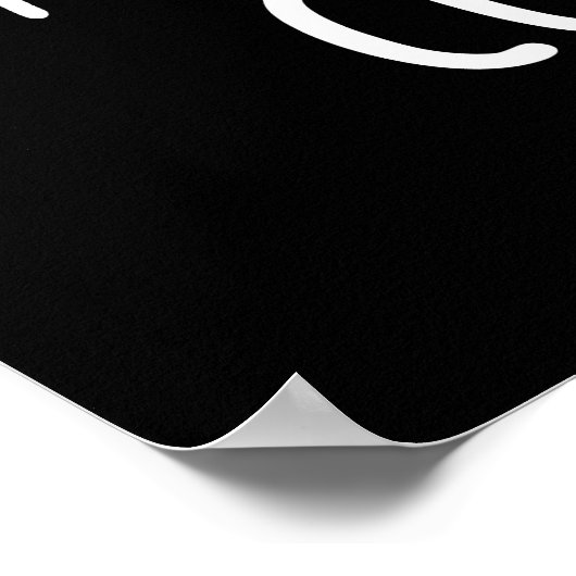 Cold Brew Funny Freezing Coffee Pun Dark BG Poster (Hoek)