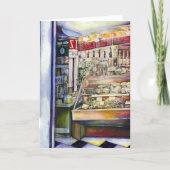 Cold Brew in a Hot Deli Feestdagen Kaart (Voorkant)