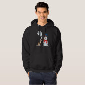 cold cold snow ice snowman snowball cold winter  1 hoodie (Voorkant volledig)