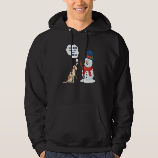 cold cold snow ice snowman snowball cold winter  1 hoodie (Voorkant)