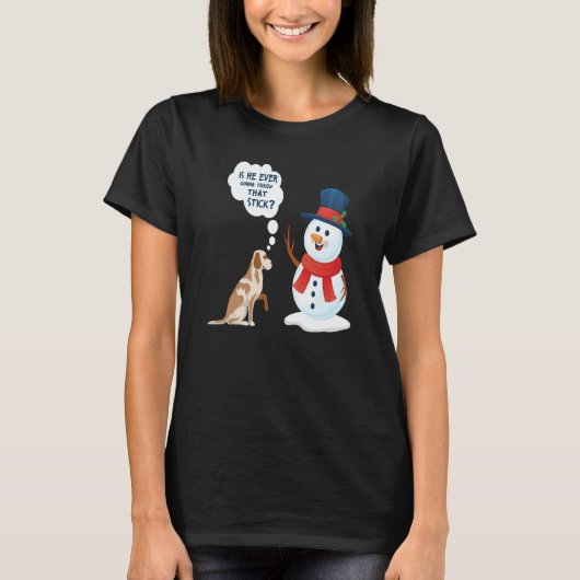 cold cold snow ice snowman snowball cold winter  1 t-shirt (Voorkant)