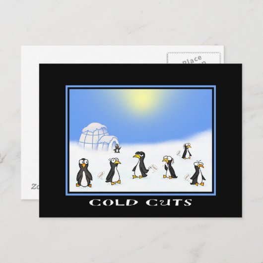 Cold Cuts-Briefkaart Briefkaart (Voorkant / Achterkant)