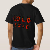 Cold Fire Streetwear T-shirt (Achterkant)