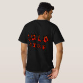 Cold Fire Streetwear T-shirt (Achterkant volledig)