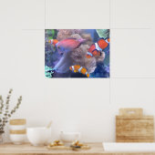 Cold Fish Aquarium Poster (Keuken)