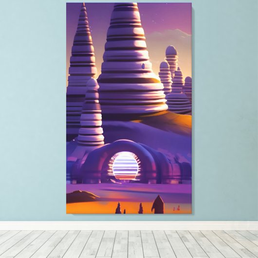 Cold Fusion Dreamer Canvas Afdruk (Insitu (Houten vloer))