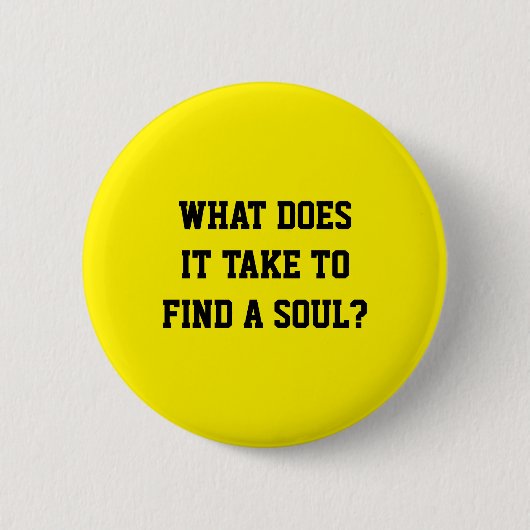Cold Hard World Lyric Button (Voorkant)