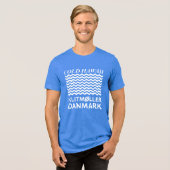 Cold Hawaii - Klitmøller Denemarken - Surfen in De Tri-Blend Shirt (Voorkant volledig)