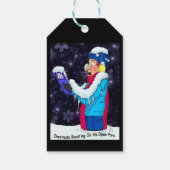 Cold KerstCaroler Gift Labels Cadeaulabel (Achterkant)