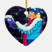 Cold KerstCaroler Ornament (Voorkant)